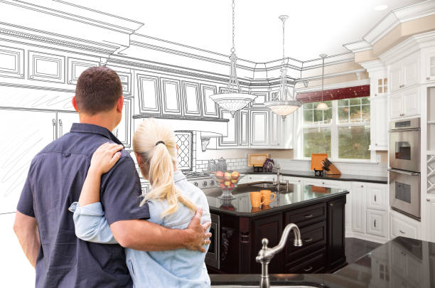 Professional Cabinet Installation technician working in Brookhaven, PA